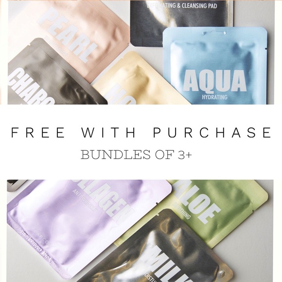 FREE GIFT Set Of 8 Skincare Masks+ Exfoliating Pad - Picture 2 of 5